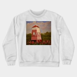 Windmill with Turlips Crewneck Sweatshirt